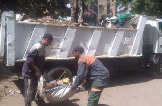 رفع 920 طن مخلفات من شوارع مركز دمنهور في البحيرة