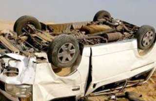 إصابة 12 شخصًا في حادث انقلاب ميكروباص أعلى الصحراوي الشرقي